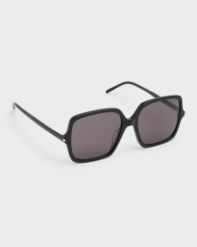 Logo Acetate Butterfly Sunglasses